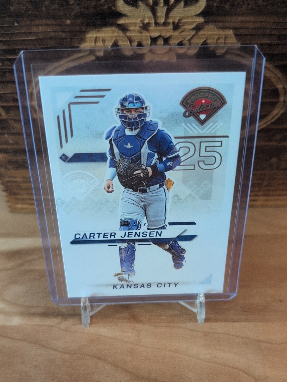 2025 Panini Prospect Edition Carter Jensen Rookie Card Royals